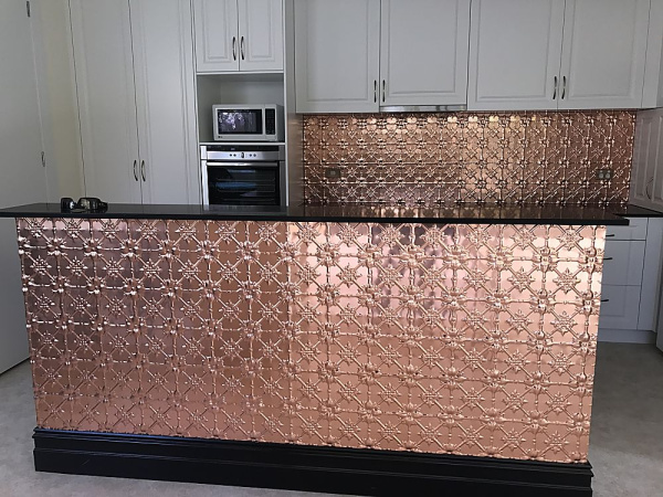 apm fleur copper bench
