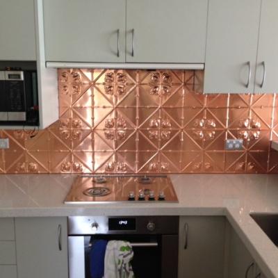 Flinders Copper Splashback After